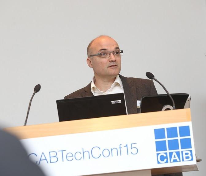Mauro Overend speaks at CAB technical conference 2015
